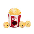 ZippyPaws Zippy Burrow Popcorn Bucket, Red and Yellow, 1 Count (Pack of 1)