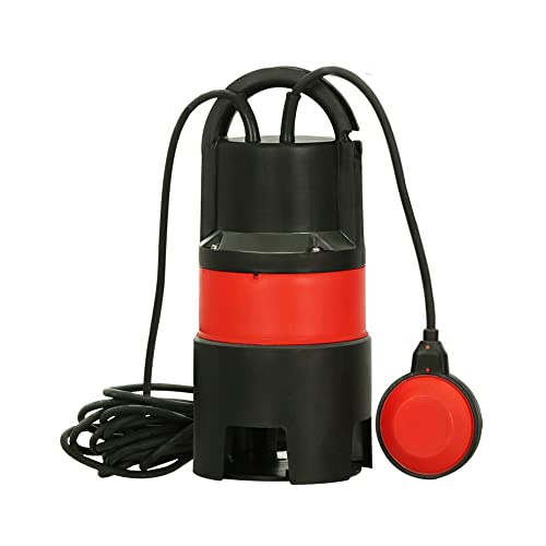Giantz Submersible Water Pump, 400W 230 V Electric Sump Dirty Sewage Pumps Controller Irrigation Pool Pond Garden Home Farm, Portable Carry Handle Anti-rust Black Red