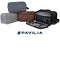 PAVILIA Toiletry Bag for Men, Travel Toiletries Bag | Water-resistant Dopp Kit, PU Leather Shaving Bag Organizer for Toiletry Accessories, Cosmetic, Hygiene, Grooming (Dark Brown)