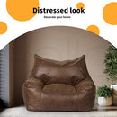Marlow Bean Bag Chair Cover PU Indoor Home Game Lounger Seat Lazy Sofa Large