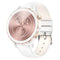LIGE Smart Watch for Women Bluetooth Call, 2023 Newest Smartwatch with Heart Rate Sleep Monitor,100+ Sports, Message Reminder, IP68 Waterproof Sports White Leather Ladies Smart Watch for Android iOS