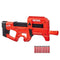 NERF Fortnite Compact SMG Motorized Dart Blaster, Ultra Red Wrap Design, 8-Dart Internal Clip, Includes 8 Official Elite Foam Darts, Multicolored