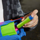 Nerf Mega CycloneShock Toy Blaster, Cybershock Color Style, 6-Dart Drum, 6 Nerf AccuStrike Mega Darts, Easy Priming (Amazon Exclusive)
