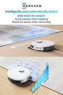 ECOVACS DEEBOT N8 Robot Vacuum Cleaner,dToF 2-in-1 Vacuum & Mopping,2300Pa Suction Power,Multi-Floor Mapping, Virtual Boundary,Carpet Detection