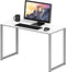 SHW Home Office 80cm Computer Desk, White