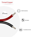 65.6ft Electric Wire 22 Gauge AWSOM Extension Cable Cord Red Black 2 Conductor 20m Tinned Copper Reel Package for LED Strip 3528 5050 Single Color 2Pin