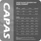 CAPAS Swim Training Fins Comfortable Silicone Lap Swimming Floating Flippers Short Blade Build Leg Strength