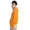 Hanes Men's Pullover EcoSmart Fleece Hooded Sweatshirt, Safety Orange, X Large