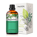 PHATOIL Peppermint Essential Oil 30ML, Essential Oils for Diffuser, Humidifier, Aromatherapy, DIY Candle and Scented Products Making (Peppermint, 30 ml)