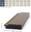 Deco TV Frames - Contemporary Bronze Smart Frame Compatible ONLY with Samsung The Frame TV (32", Fits 2021-2023 Frame TV)
