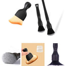 Naisfei 3 PCS Car Detail Brush, Car Detailing Brush, Interior Auto Brush Set for Cleaning Ventsengine Engine,Compartment, leather, Exterior, Skylight, Cup Holders,Wheels