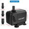 Pond Pump 3000 L/H, Submersible Water Pump for Pond Fountain Aquarium Rock Garden, Ultra Quiet Water Feature Pump with Filter and 3 Nozzles 19 mm / 22 mm / 25 mm, Max Delivery Head 2.8 m (40 W)