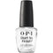 OPI Start to Finish, 3-in-1 Treatment, Base Coat, Top Coat, Nail Strengthener, Vitamin A and E, Vegan Formula, Long Lasting Shine, Up to 7 Days of Wear as Top Coat, Clear, 15ml