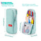 iSuperb Standing Pencil Case 6 Compartments Pencil Pouch Large Capacity Pen Bag Phone Holder Mobile Phone Bracket Stationery Pouch for Women