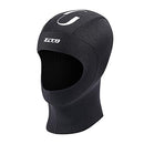 ZCCO1 Scuba Diving Hood 3mm Neoprene Wetsuit Hood Durable Stretchable Diving Cap Wetsuit, Dive Hood Surfing Thermal Hood for Surfing Snorkeling Kayaking Sailing Canoeing Water Sports(3mm, L)