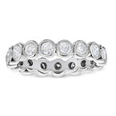 (White-Gold, 7) - Vir Jewels 14K Gold Diamond Eternity Ring (1.50 CT)