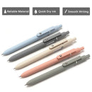 5pcs Retractable Gel Pens Quick Dry Ink Pens, Fine Point 0.42 mm Cute Gel Ballpoint Pens, Black Ink Smooth Writing Comfortable Rolling Ball Gel Pens for School Office Home(Morandi)