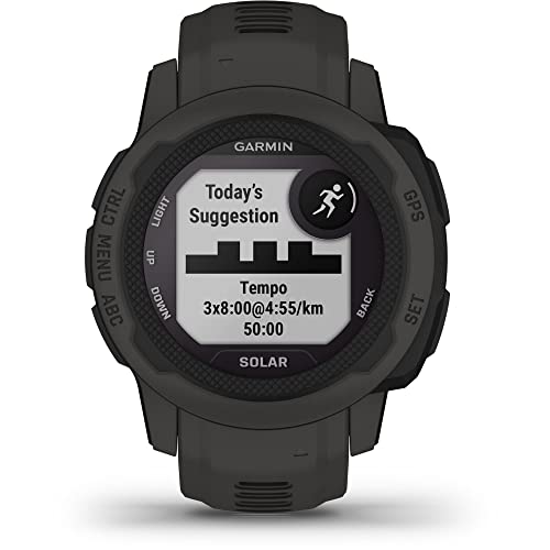 Garmin 010-02564-10 Instinct 2S Solar 40mm GPS Smartwatch Graphite Bundle with 2 Year Premium Protection Plan