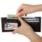 Dickies Men's Leather Slimfold Wallet With Chain, Black, One Size