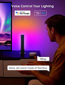 Govee LED Light Bars, Smart WiFi RGBIC TV Backlight, Gaming Lights with Scene and Music Modes, Play Light Bar for PC, TV, Room Decoration, Compatible with Alexa & Google Assistant