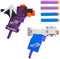 Nerf MicroShots Minecraft Ender Dragon and Elder Guardian Mini Blaster 2-Pack, 4 Nerf Elite Darts, Pull to Prime Handle, Amazon Exclusive
