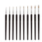 Artist Paint Brushes Set, 10 Pcs Miniature Paint Brushes Art Painting Tools, Detail Fine Tip Paint Brushes Set for Watercolor, Oil, Acrylic, Nail and Models