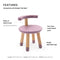 Stokke MuTable Chair - Compliments Your Stokke MuTable playroom Furniture - Colour: Mauve