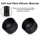 Ogetok Protective Silicone Bottom Boot, Water Bottle Bottom Bumper Protector Boot Anti-Slip Cup Bottom Flex Sleeve Cover for 32oz, 40oz Hydro Flask/Stanley/Tumbler and More Water Bottles, Black