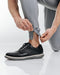 Primo Golf Jogger, Lightweight Four-Way Stretch Golf Pant, 4 Pockets, Inner Gel Waistband, Elastic Zipper Ankles, Light Gray, 30W x 26L Short