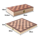 Chess Board, Magnetic Chess Sets Wooden Travel Chess Set for Adults and Kids, Folding Chess Board Set with Crafted Chess Pieces Includes Extra Queens