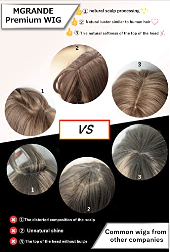 MGRANDE wig premium line 【 active top stylist produce 】 6 items set inner color line men's original wig short small face effect（jack gray DY62A）
