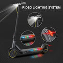 RIDEO Electric Scooter L1-Pro Peak 500 W Air-Free Solid Tires Adult Kick Scooter Foldable Commuter Shock Absorption Spring