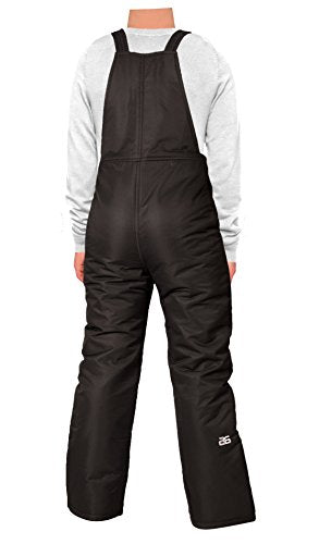 Arctix Insulated Youth Snow Bib Overalls, Black, Medium