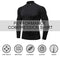3 Pack Mens Mock Turtleneck Compression Shirts Long Sleeve Sun Protection Shirts Cooling Workout Gym Tops Undershirt, Blkgry+grey+white, Large