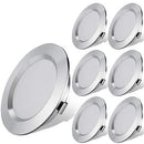 12 Volt LED Lights for RV Boat Motorhome Caravan - Warm White 2800K 300 Lumens 3W, Low Voltage Downlight Dimmable, Pack of 6