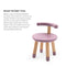 Stokke MuTable Chair - Compliments Your Stokke MuTable playroom Furniture - Colour: Mauve