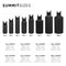 Simple Modern 32 oz Summit Water Bottle with Straw Lid - Gifts for Men & Women Hydro Vacuum Insulated Flask Double Wall Liter - 18/8 Stainless Steel -Prism