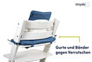 Tinydo® High Chair Seat Cushion Dark Blue - Optimal Accessory for Stokke Tripp Trapp - Seat Reducer Cushion with XXL Cushioning Without Slipping (Dark Blue)