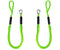 Bungee Boat Dock Lines 4 Feet Green Dockline Mooring Rope Boat Accessories Docking Lines PWC Shock Cords for Boats Kayak, Jet Ski, Pontoon, Canoe, Power Boat Wave Runner, SeaDoo, Watercraft 2pcs