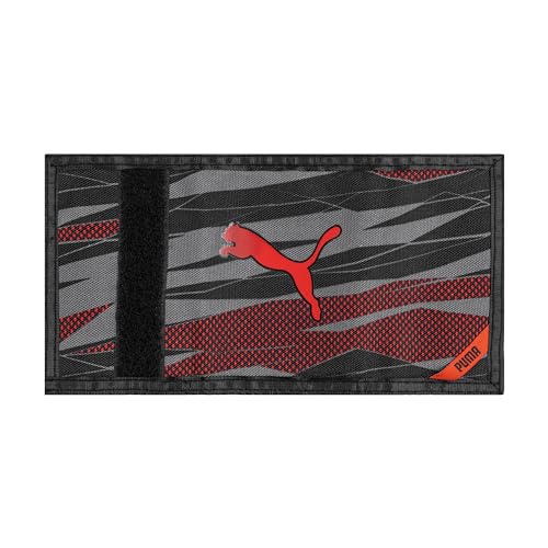 PUMA Kids' Rise Trifold Wallet, Red/Black, One size