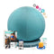 ENOVI ProBalanceΩ Ball Chair, Yoga Ball Chair Exercise Ball Chair with Slipcover and Base for Home Office Desk, Birthing & Pregnancy, Stability Ball & Balance Ball Seat to Relieve Back Pain, 65cm, AB