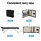 Zenses Massage Table 75cm Portable 2 Fold Aluminium Beauty Bed Black