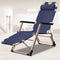 JR Joyreap Reclining Folding Deck Lounge Widening and Strengthening Sun Beach Chair for Outdoor Camping (Blue)