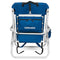 Homevative Folding Backpack Beach Chair with 5 Positions, Towel bar, Cooler Pouch, Storage Pouch, Cup Holder and Phone Holder