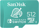 SanDisk 512GB microSDXC Card for Nintendo Switch Consoles up to 100 MB/s UHS-I Class 10 U3