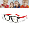 Anti Blue Light Glasses for Kids Computer Glasses,UV Protection Anti Glare Eyeglasses Computer Glasses Video Gaming Glasses for Children (Black-red)