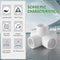 Zernmiarder 5 Way PVC Pipe Fittings 1/2 Inch, PVC Elbow Corner Side Outlet Tee Fitting, SCH40 Furniture Grade PVC Pipe Connectors - Fits 1/2" PVC Pipes, 12 Pieces