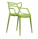 2xhome - Dining Room Chair - Green - Modern Contemporary Designer Designed Popular Home Office Work Indoor Outdoor Armchair Living Family Room Kitchen