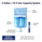 ZeroWater ZJ-004S, Refillable Filtered Water Cooler Jug, 5 Gallon Capacity, NSF Certified to Reduce Lead, Other Heavy Metals and PFOA/PFOS