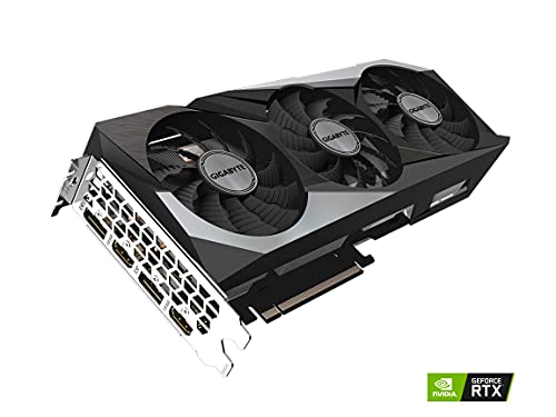 GIGABYTE GeForce RTX 3070 Gaming OC 8G (REV2.0) Graphics Card, 3X WINDFORCE Fans, LHR, 8GB 256-bit GDDR6, GV-N3070GAMING OC-8GD Video Card